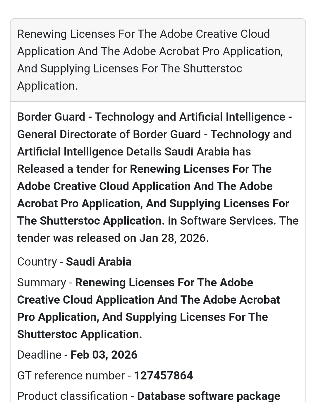 💻 Software Licenses Renewal | Saudi Arabia