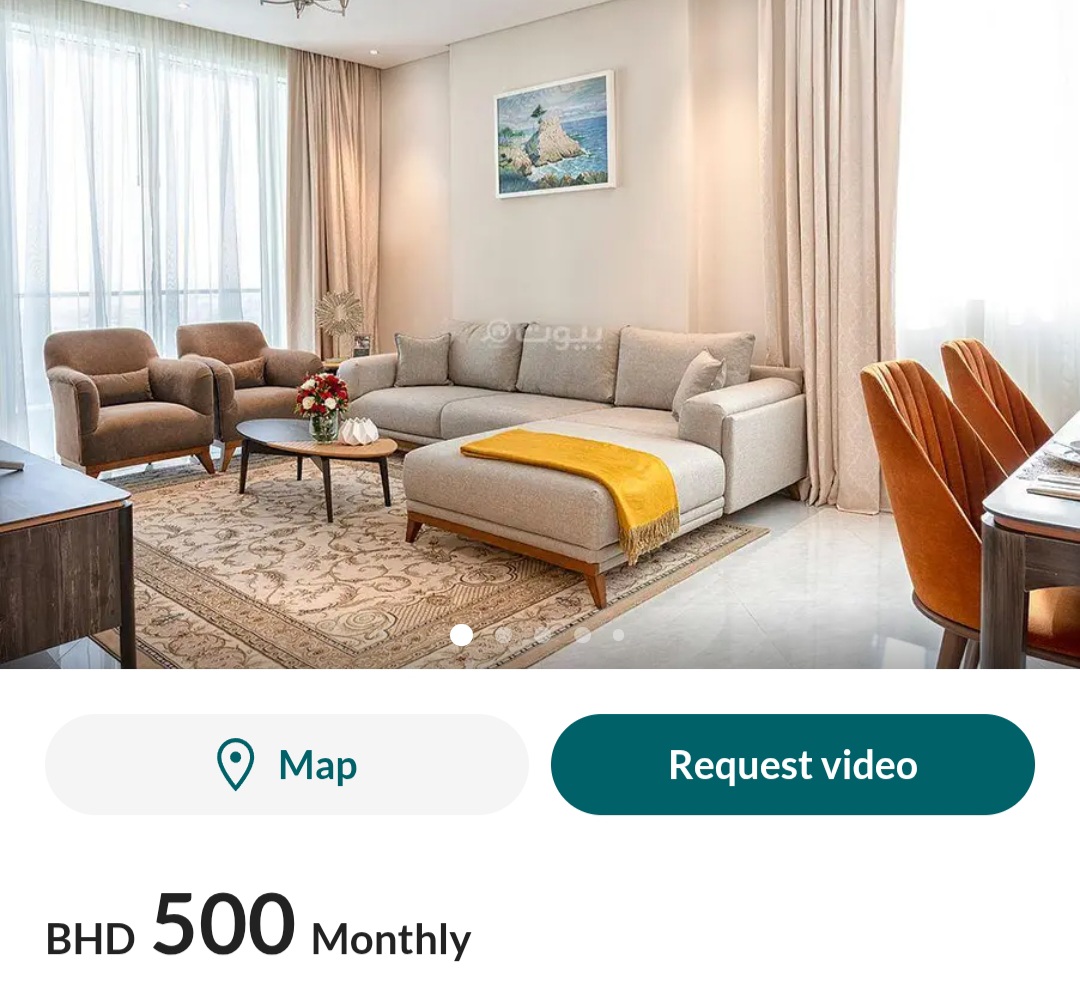 🌙 Spacious Terrace Living at Amwaj Island