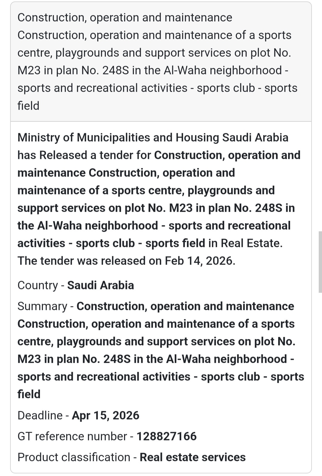 🏟️ Sports Centre & Playgrounds – Al-Waha