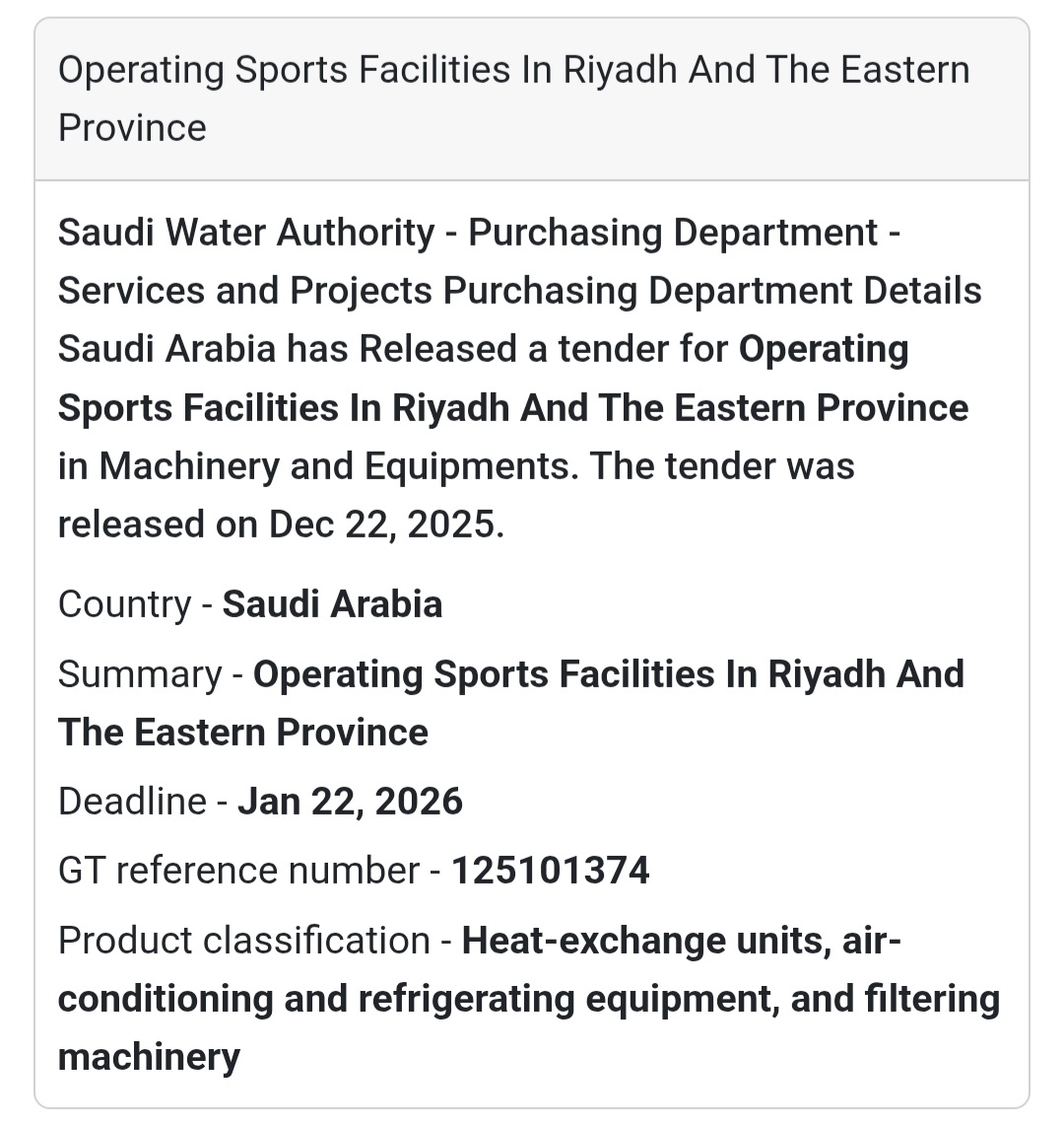 🏟️ Sports Facility Operations – Saudi Arabia 🇸🇦