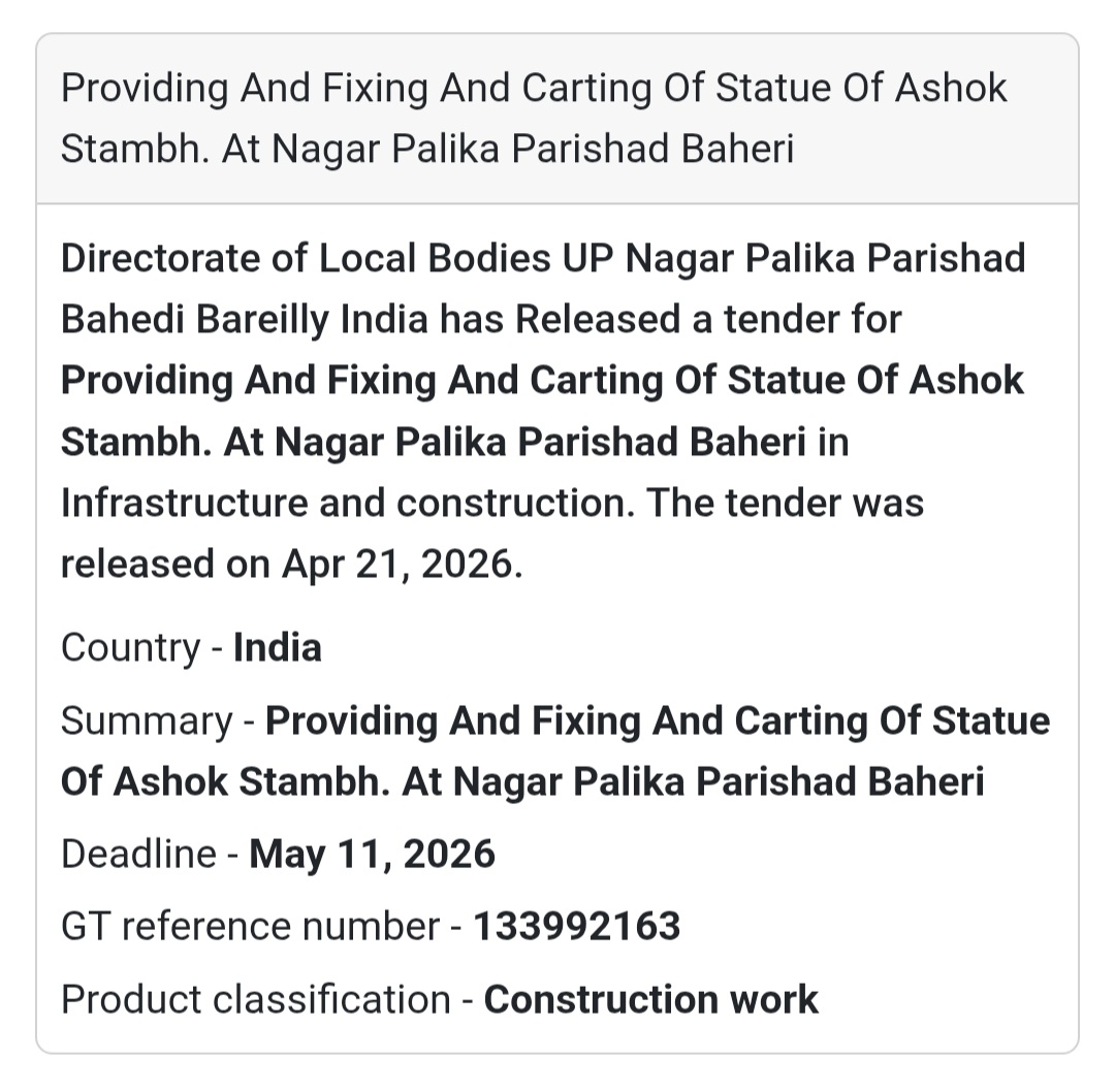 🗿 Statue Installation Work – Bareilly