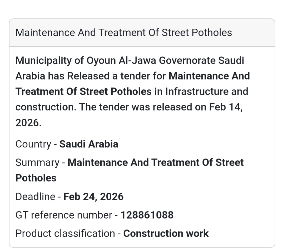 🛣️ Street Potholes Maintenance
