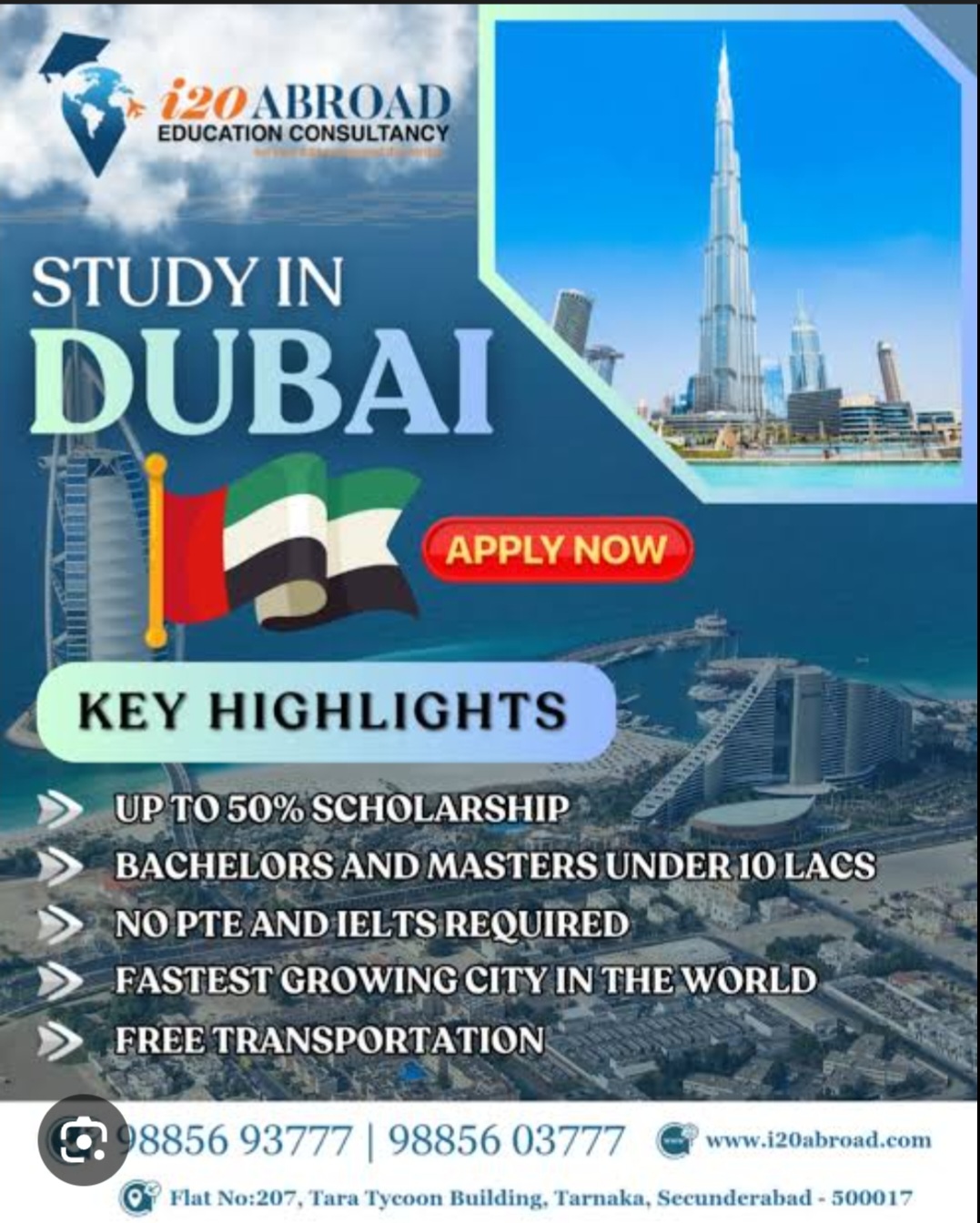 🌍🎓 Study in Dubai – Applications Open!