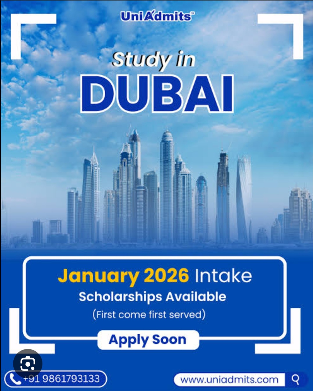 🎓🌍 Study in Dubai – January 2026 Intake Open!