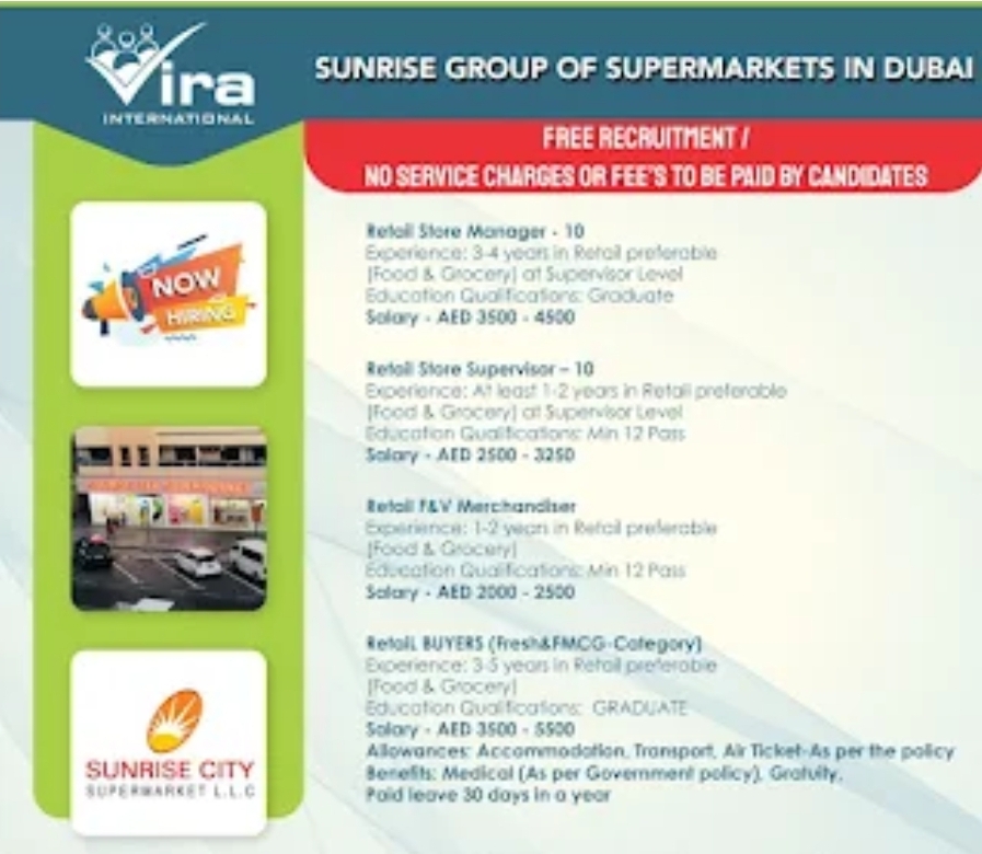 🌟 Sunrise City Supermarket L.L.C – Dubai, UAE