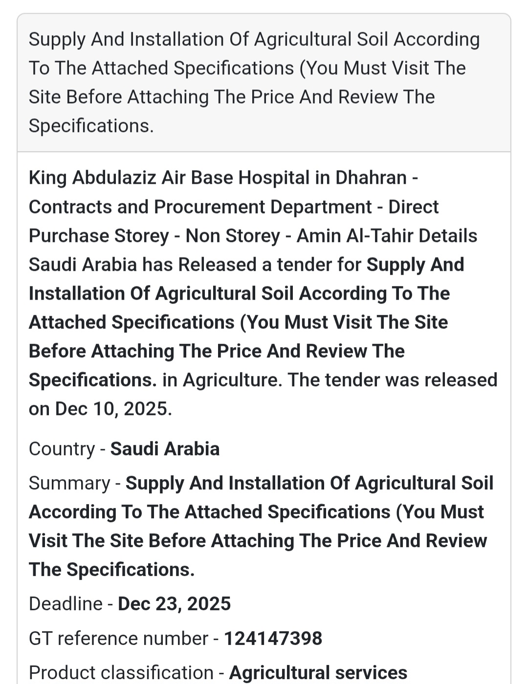 🌿 Supply & Installation of Agricultural Soil