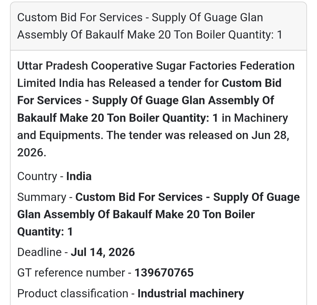 🔧 Supply of Gauge Glass Assembly for 20 Ton Boiler | India 🇮🇳