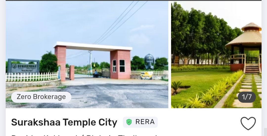 🏞️ Surakshaa Temple City – Peaceful Living