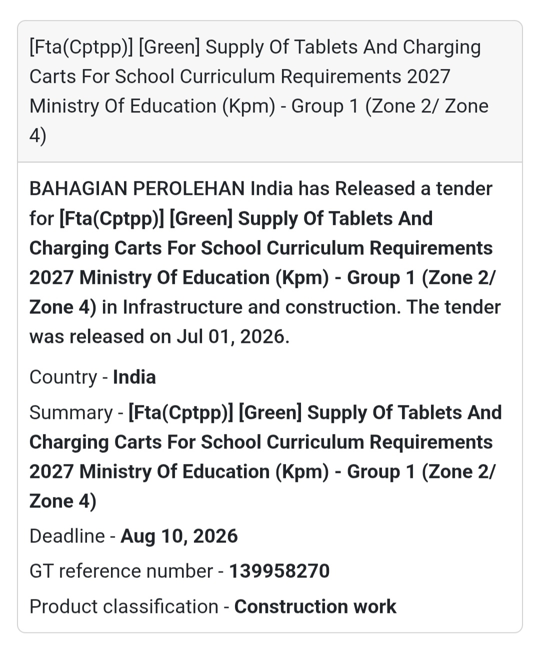 💻 Tablet & Charging Cart Supply – Group 1 | Malaysia