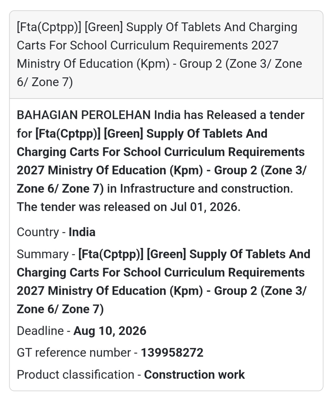 💻 Tablet & Charging Cart Supply – Group 2 | Malaysia