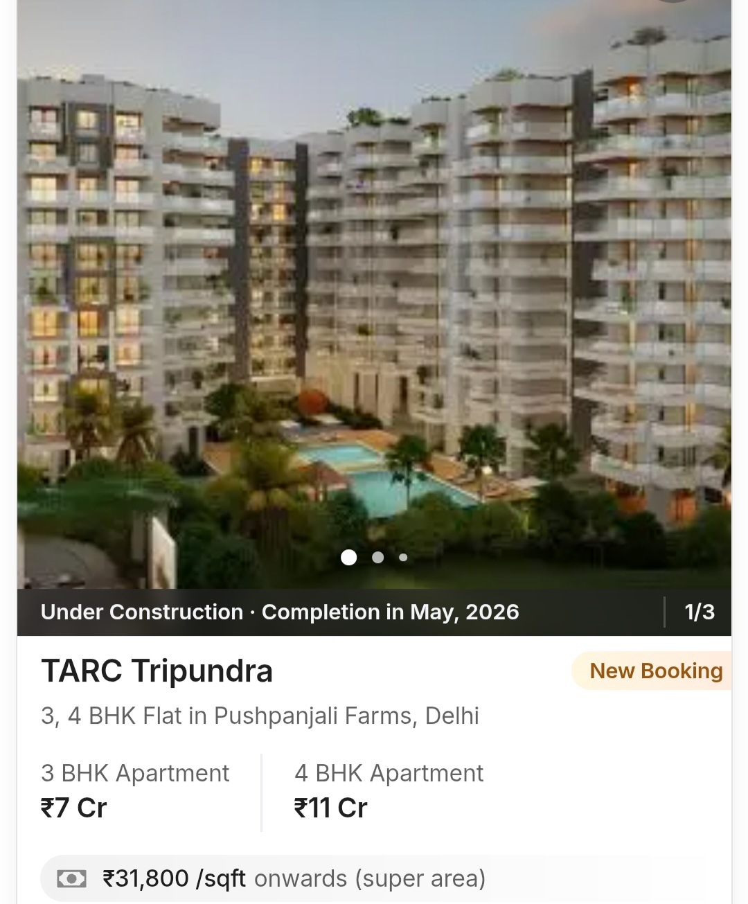 ✨ TARC Tripundra – Luxury Living at Pushpanjali Farms, Delhi ✨
