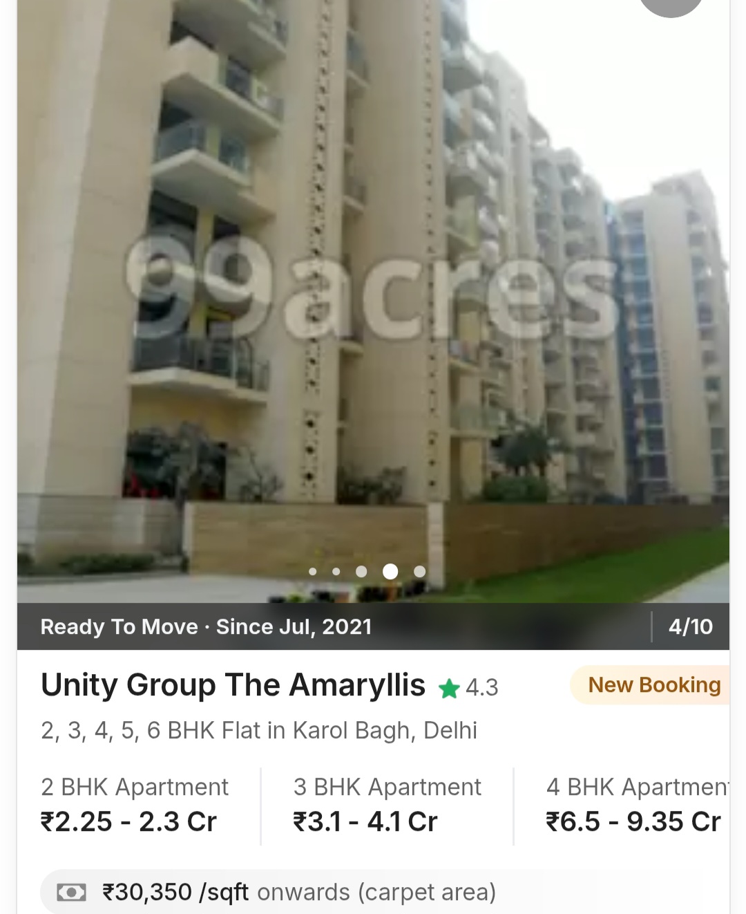 🏡 The Amaryllis by Unity Group – Luxury Living in Karol Bagh ✨
