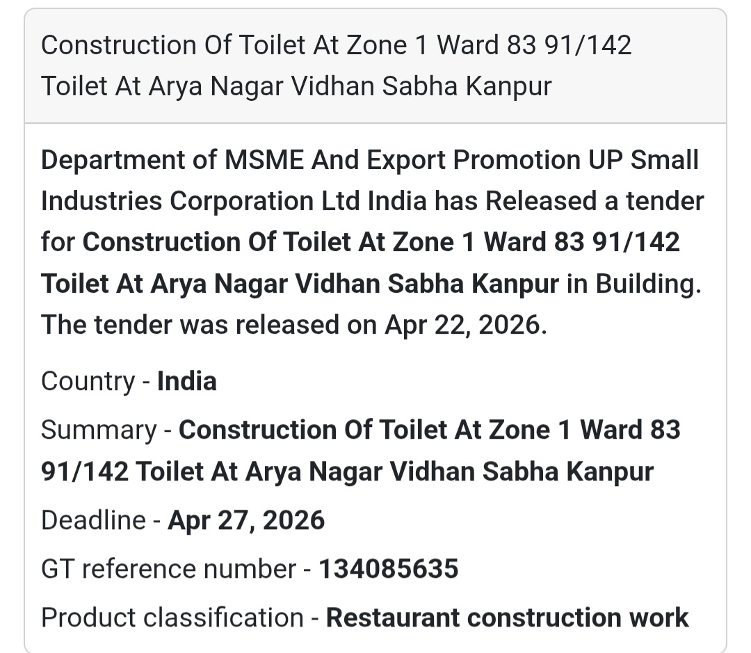 Toilet Construction – Kanpur