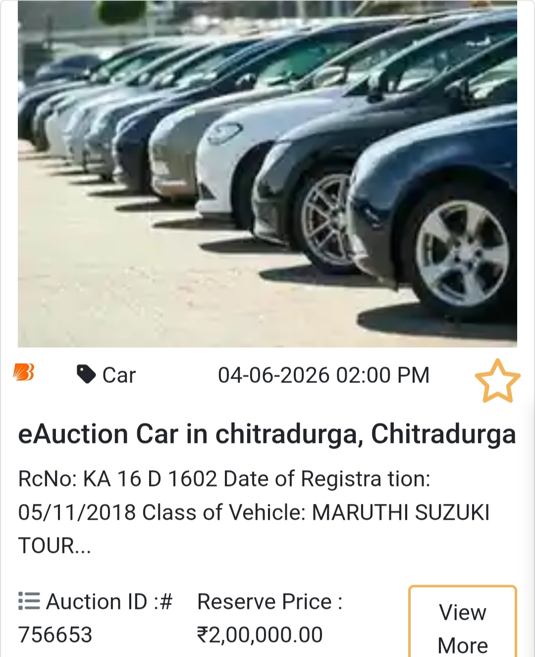 🚗 Tour Vehicle – Maruti Suzuki (Chitradurga)