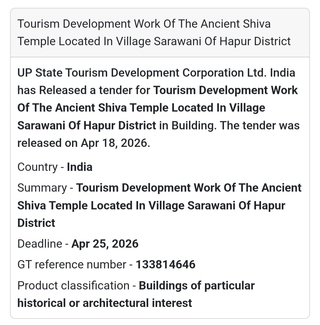 🛕 Tourism Development – Shiva Temple, Hapur