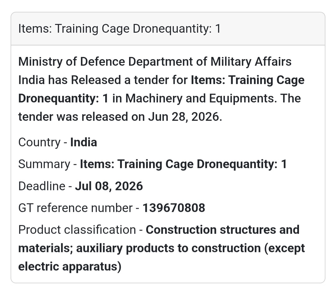 🛸 Training Cage Drone | India 🇮🇳