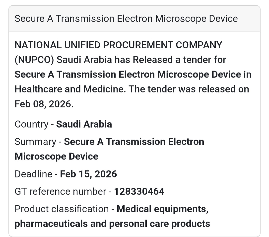 🔬 Transmission Electron Microscope Device