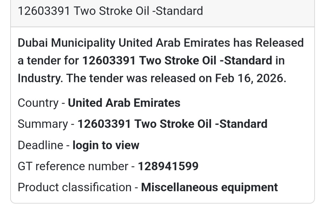 🛢️ Two Stroke Oil – 12603391