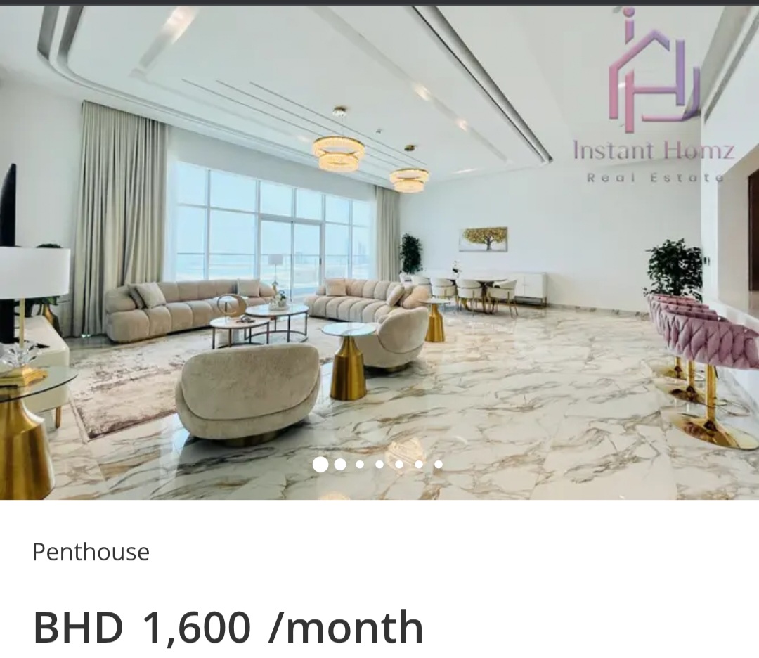👑 Ultra-Luxury Penthouse | Seef