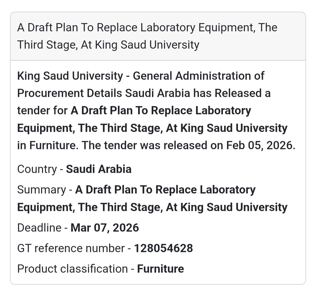 🧫 University Laboratory Upgrade Project Draft Plan to Replace Laboratory Equipment – Phase 3