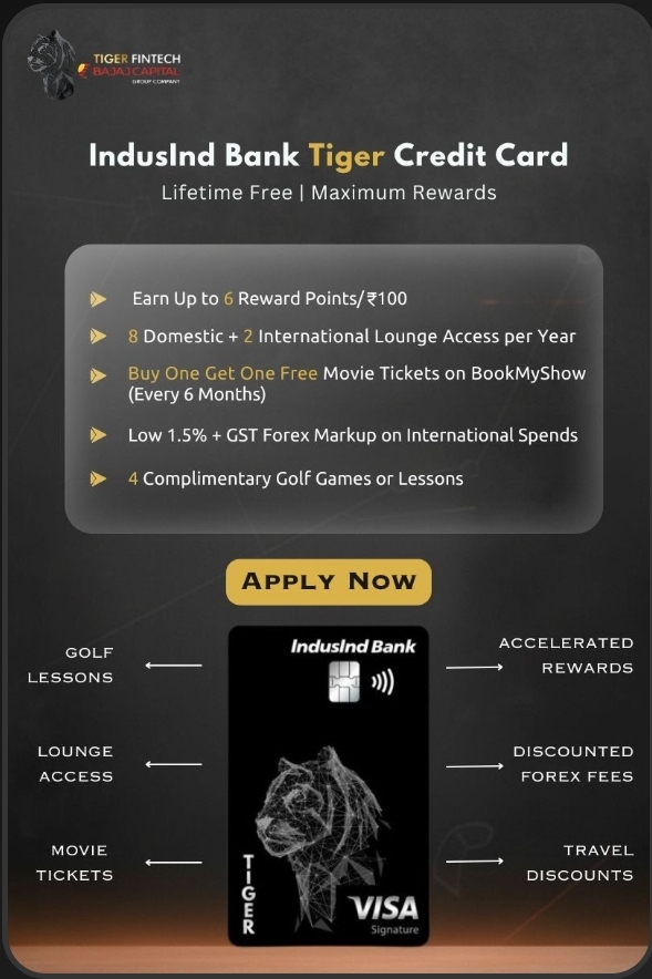 🔥 Unleash Maximum Rewards with the IndusInd Bank Tiger Credit Card! 🐅💳