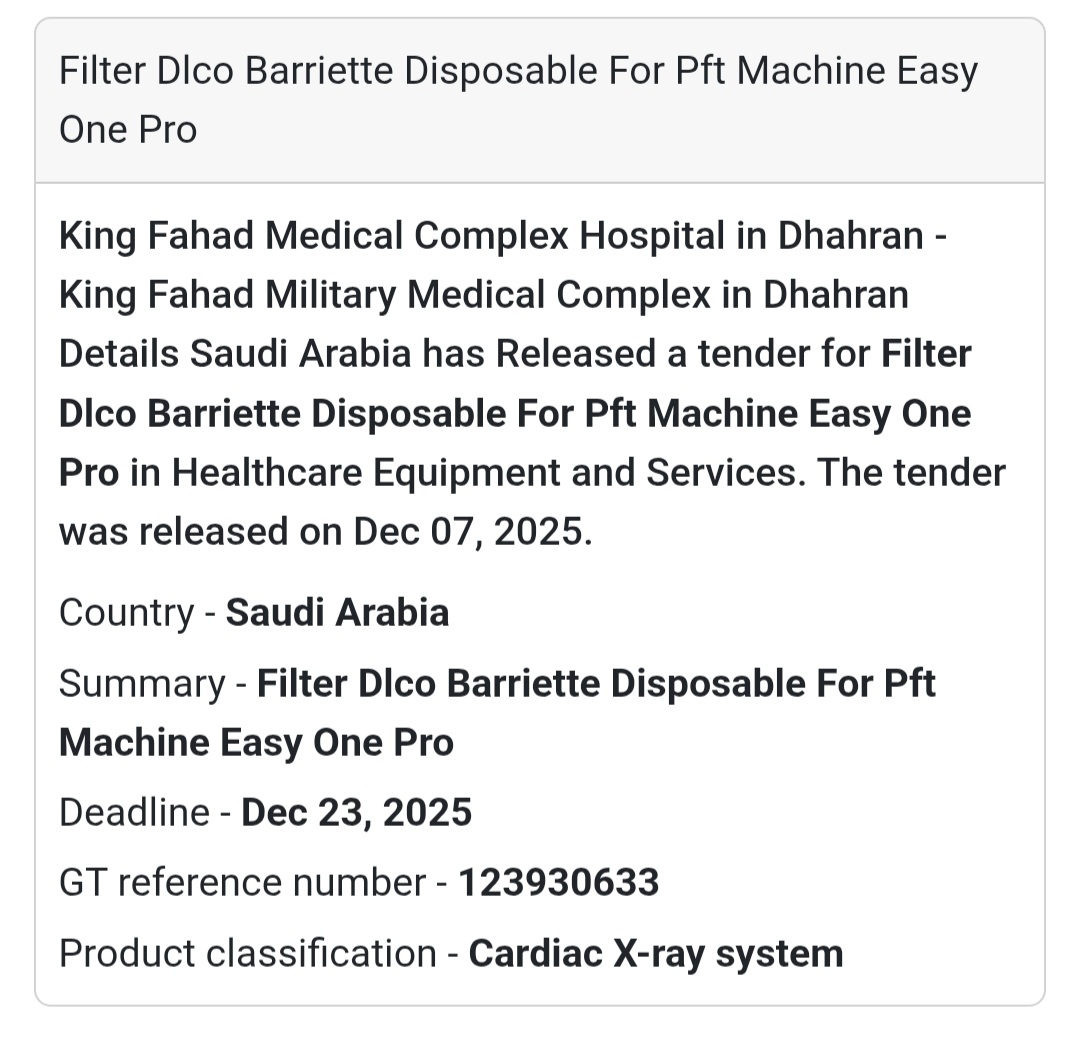 🚨 Urgent Tender Alert – Saudi Arabia 🇸🇦