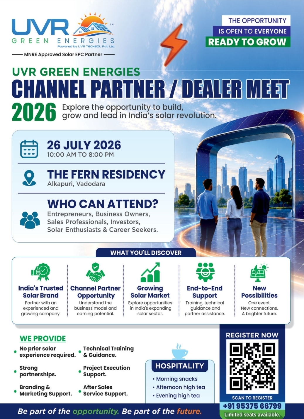 ☀️ UVR Green Energies Channel Partner / Dealer Meet 2026 Ahmedabad