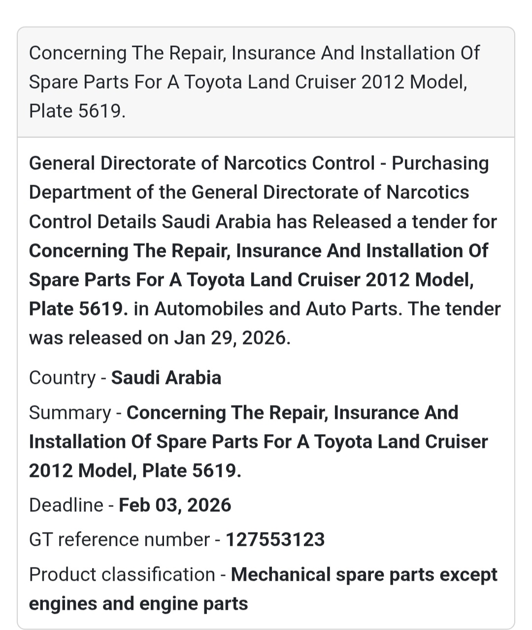 🚙 Vehicle Repair & Spare Parts