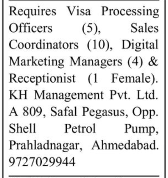 🌍 Visa Processing Company HiringMultiple Job Openings Available