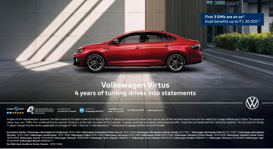 🚗 Volkswagen Virtus Anniversary Offer