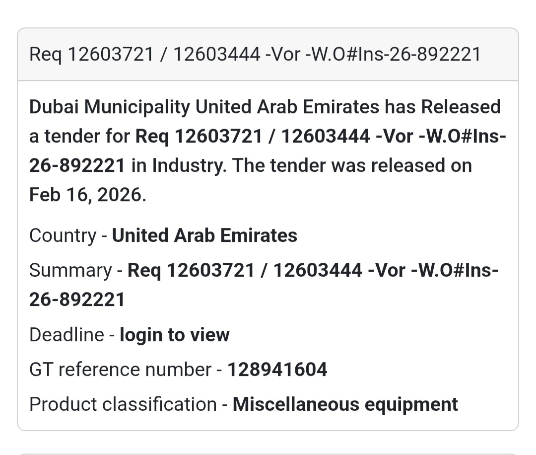 🛠️ Vor Work Order – Req 12603721