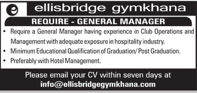 📢 WE ARE HIRING – General Manager