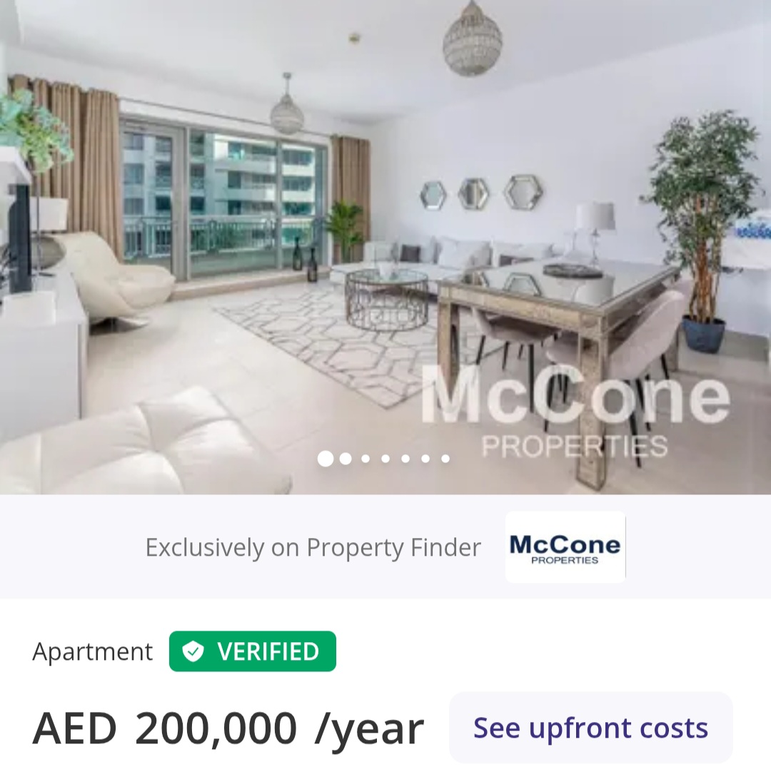 🛋️ Well Furnished | Partial Burj View