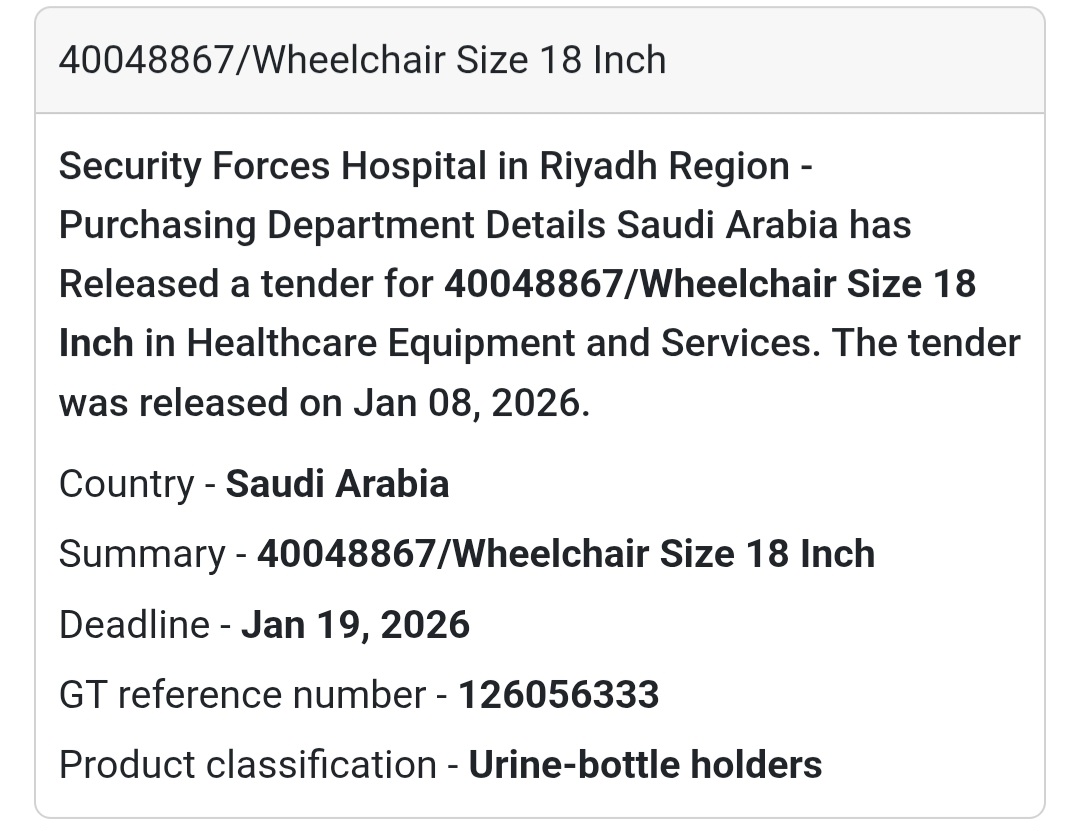 ♿ Wheelchair Size 18 Inch – Hospital Supply