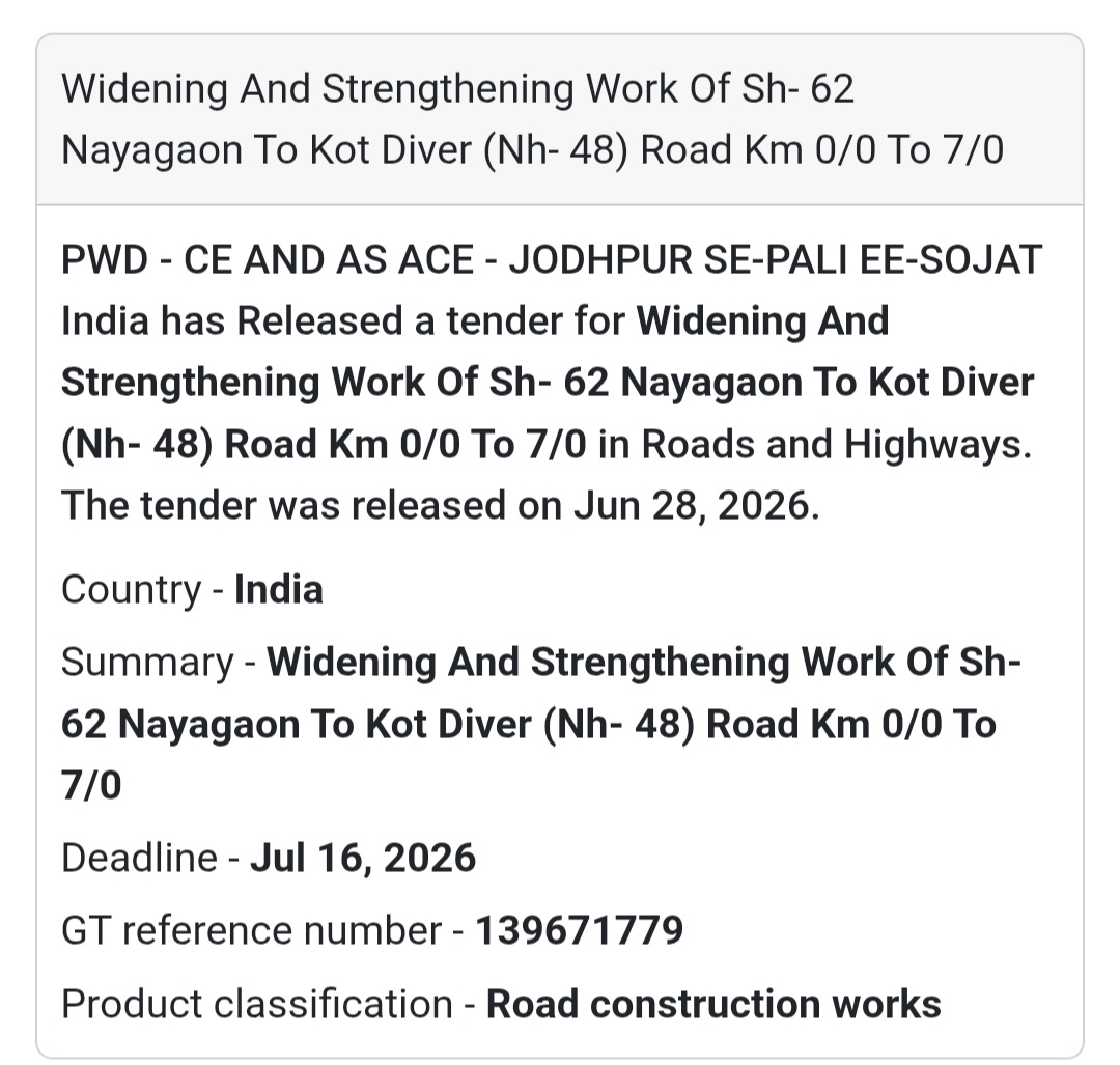 🛣️ Widening & Strengthening of SH-62 (Nayagaon–Kot Diver Road) | India 🇮🇳
