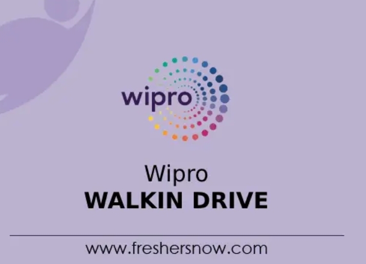 Wipro walk in drive