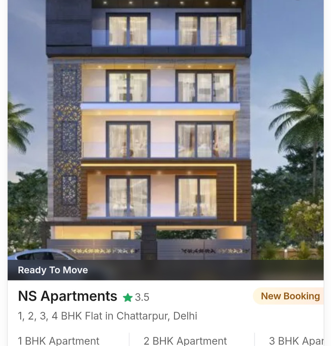 🏡 Your Dream Home Awaits at NS Apartments in Chattarpur, Delhi! 🏡