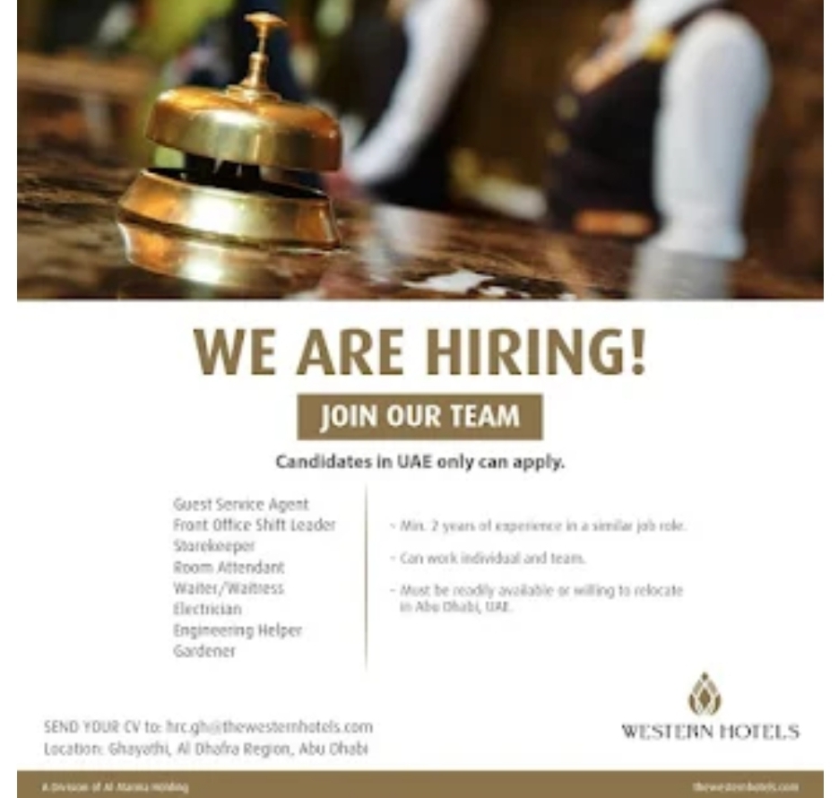 ✨ YOU’VE BEEN SHORTLISTED – HOTEL JOBS IN UAE 🇦🇪 ✨