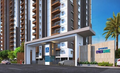 Aparna Cyber Shine 3 Bedroom 1824 Sq.Ft. Apartment in Osman Nagar Hyderabad Listing ID #8760478 ₹ 1.38 Cr.