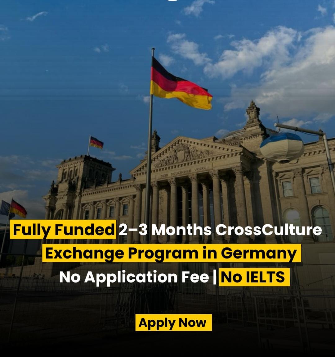 Cross Culture Exchange Program 2026 in Germany 🇩🇪 | Fully Funded | Without IELTS