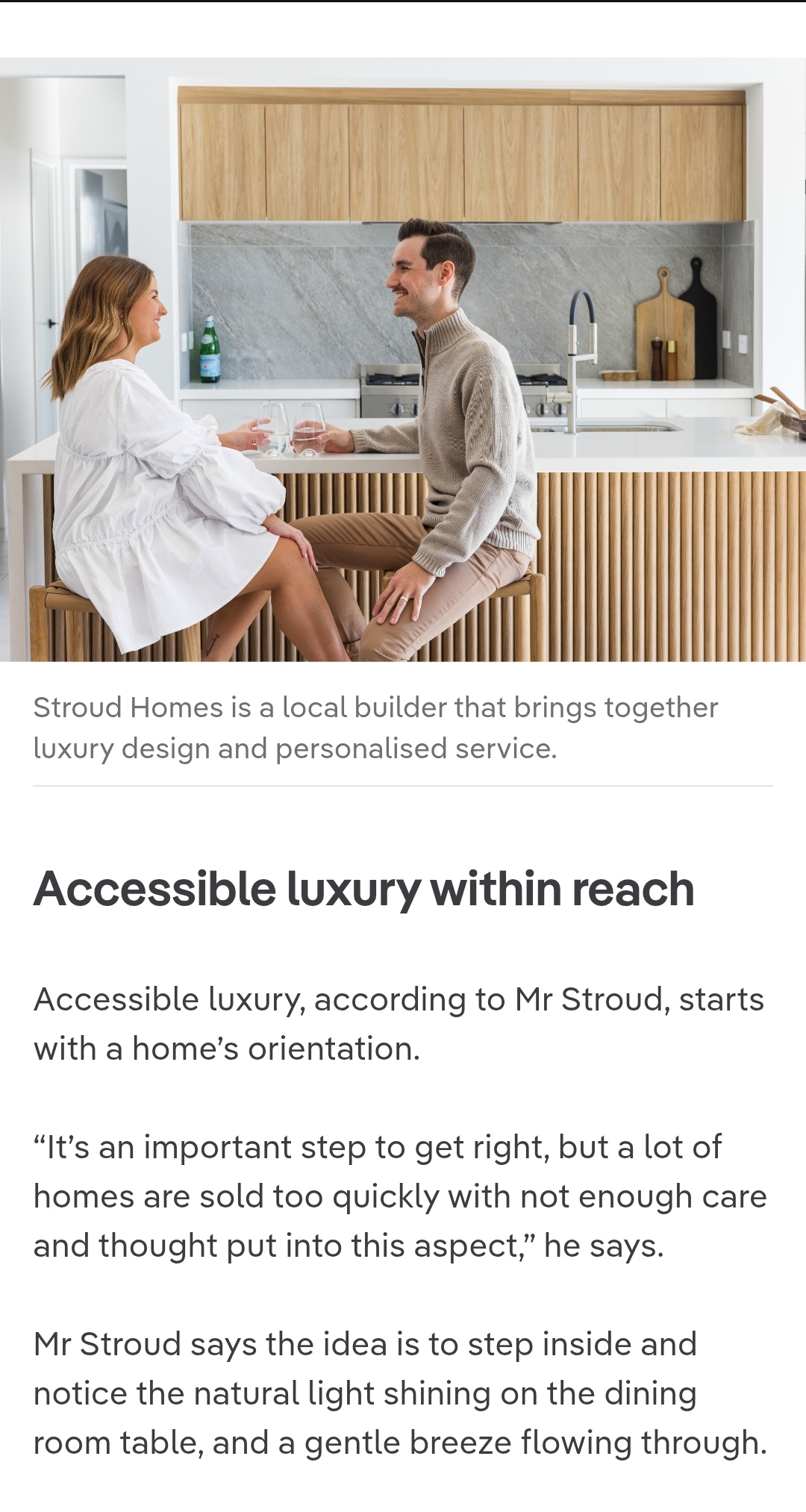 More Australians are turning to local builders for luxury homes!