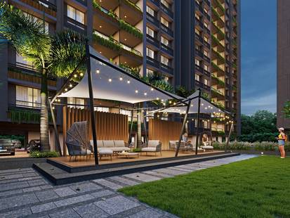 ₹2.30 Cr ₹11,403/sqft RERA EMI - ₹ 1.08L|Get pre-approved loan 3 BHK Penthouse For Sale in Shilp Residency Gota, Ahmedabad