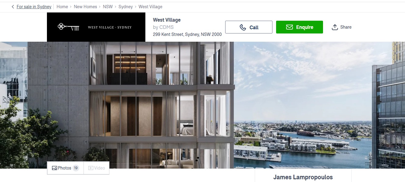 West Village 299 Kent Street, Sydney, NSW 2000