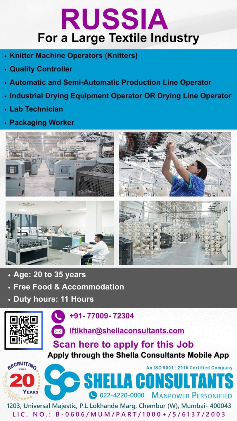 Urgent hiring for RUSSIA 🇷🇺