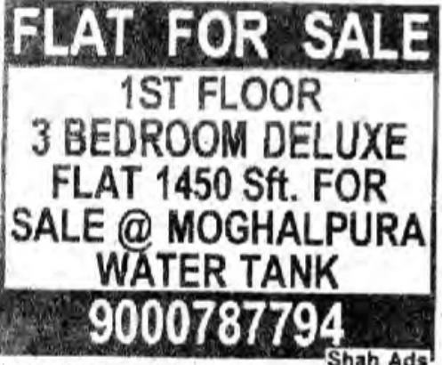 3 BHK Deluxe Flat for Sale: Moghalpura, Hyderabad