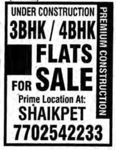 3BHK / 4BHK Flats For Sale