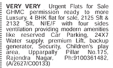 Apartment for Sale: Luxury 4 BHK Flats in Upparpally