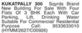 Brand New Building For Sale in Kukatpally
