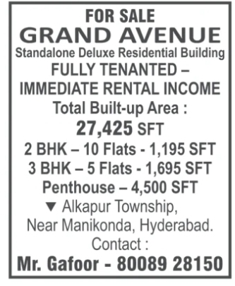 Building For Sale: Alkapur Township, Manikonda