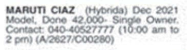 Car for Sale: Hyderabad